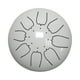 thumbnail image 2 of Instrumento de percusión Steel Tongue Drum de 6 pulgadas | Estilo de Hand Pan Portátil | Construcción de metal duradero | Incluye baquetas, bolsa, notas, guantes de dedo | Relajación y meditación, 2 of 6