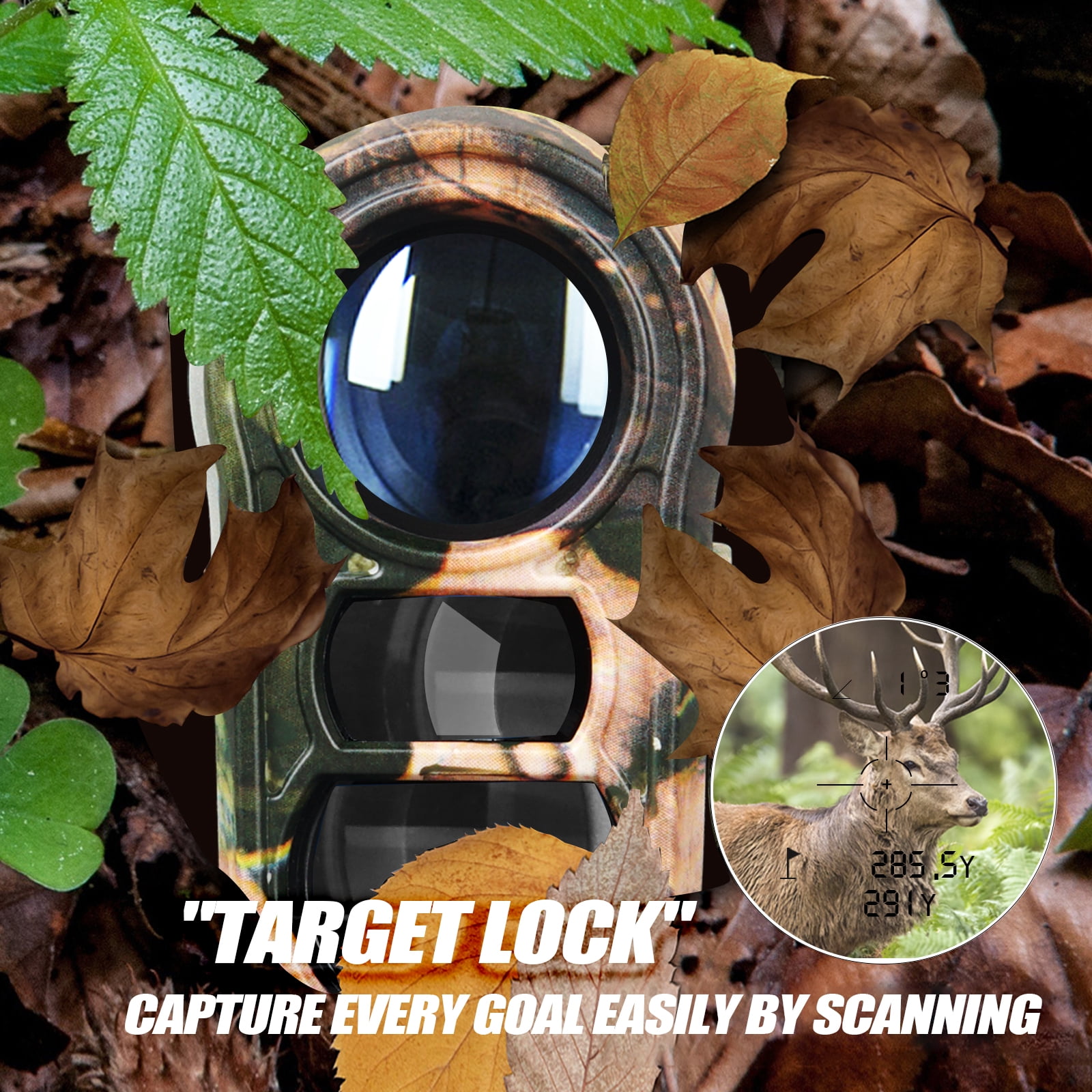 REVASRI Hunting Laser Rangefinder with Rechargeable Battery, Maximum Operating Range 1000 Yards