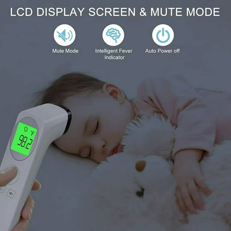 Forehead and Ear Baby Thermometer for Adults: COOCEER Fast Accurate  Contactless Temperature Reading - Easy Fever Thermometer for Family Kids  Infants Children Toddler