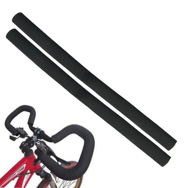 2 X empuñaduras de bicicleta, cubierta de manillar de espuma para manillares múltiples con tapones de 500mm de largo