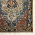 thumbnail image 4 of Hauteloom Zorea Living Room, Bedroom Patio Outdoor Area Rug - Traditional - Indigo, Crimson, Gold - 5'3" x 7'1", 4 of 6