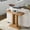Oak, variant on Alaterre Furniture Pismo Solid Wood Console Table - 36 Inch Modern Small Entryway Table (Black)