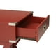 thumbnail image 3 of Mesa auxiliar de madera con 1 cajón de Table Acme Babs, color rojo, 3 of 5