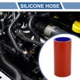 thumbnail image 2 of Unique Bargains 1 Pcs 51mm 2.01" ID 127mm 5" Length 0° Red Blue Car Silicone Hose Universal, 2 of 7
