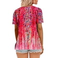 thumbnail image 6 of LYXSSBYX Womens T Shirts Graphic Tees Trendy Women's Oversized Casual Printed Short Sleeved Round Neck Shirt, 6 of 6