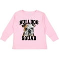thumbnail image 3 of Inktastic Dog Bulldog Squad Boys or Girls Long Sleeve Toddler T-Shirt, 3 of 5