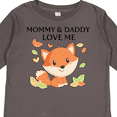 thumbnail image 4 of Inktastic Mommy and Daddy Love Me- little fox Boys or Girls Long Sleeve Toddler T-Shirt, 4 of 5