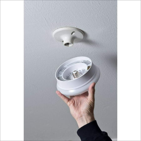 7 In Bright White Led Ceiling Round Flushmount Easy Light With Pull Chain Canada - Pull Cord Led Ceiling Light