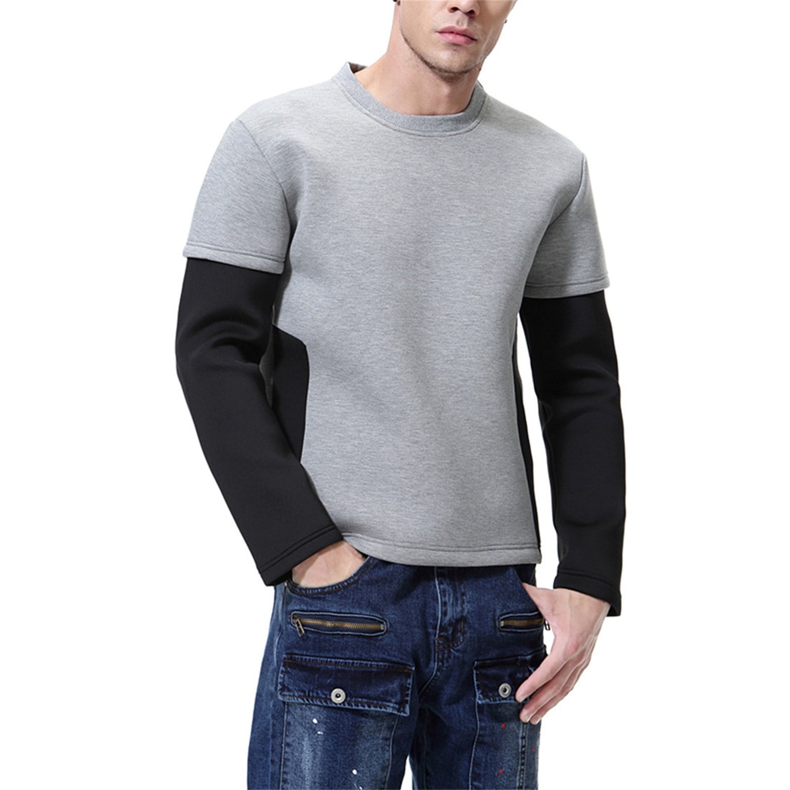 CEHVOM 2021 Autumn New Fashion Space Cotton Men's Sweater Hooded