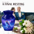thumbnail image 4 of JAGASY Tiger Urn for Ashes Adult Male, Blue Small Urns for Human Ashes Keepsake, Forest & Starry Sky Decorative Urn for Sister, Miniature Cremation Urns for Brother, (3 Inch), 4 of 7