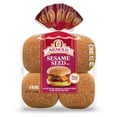 thumbnail image 6 of Arnold Sesame Seed Buns, 8 count, White Hamburger Buns, 16 oz, 6 of 7