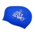 thumbnail image 1 of SOMBRERO DE NATACIÓN Cabeza de natación de piscina de silicona Azul Sunnimix  Gorro de piscina, 1 of 7