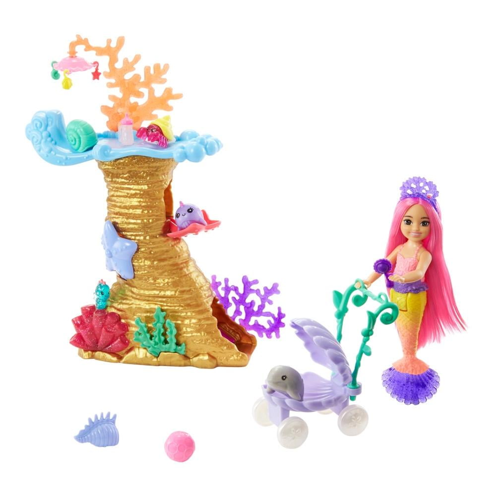 Mermaid Power Barbie Sirena Transformacion Magica Set De