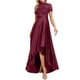 thumbnail image 2 of Puntoco Vestido De Encaje De Manga Corta Raglán Para Mujer Vestido Largo Vestido De Sirena Vestido De Manga Corta Con Cuello Redondo Burdeos Xl,Regalos Para Mujer Joven, 2 of 8