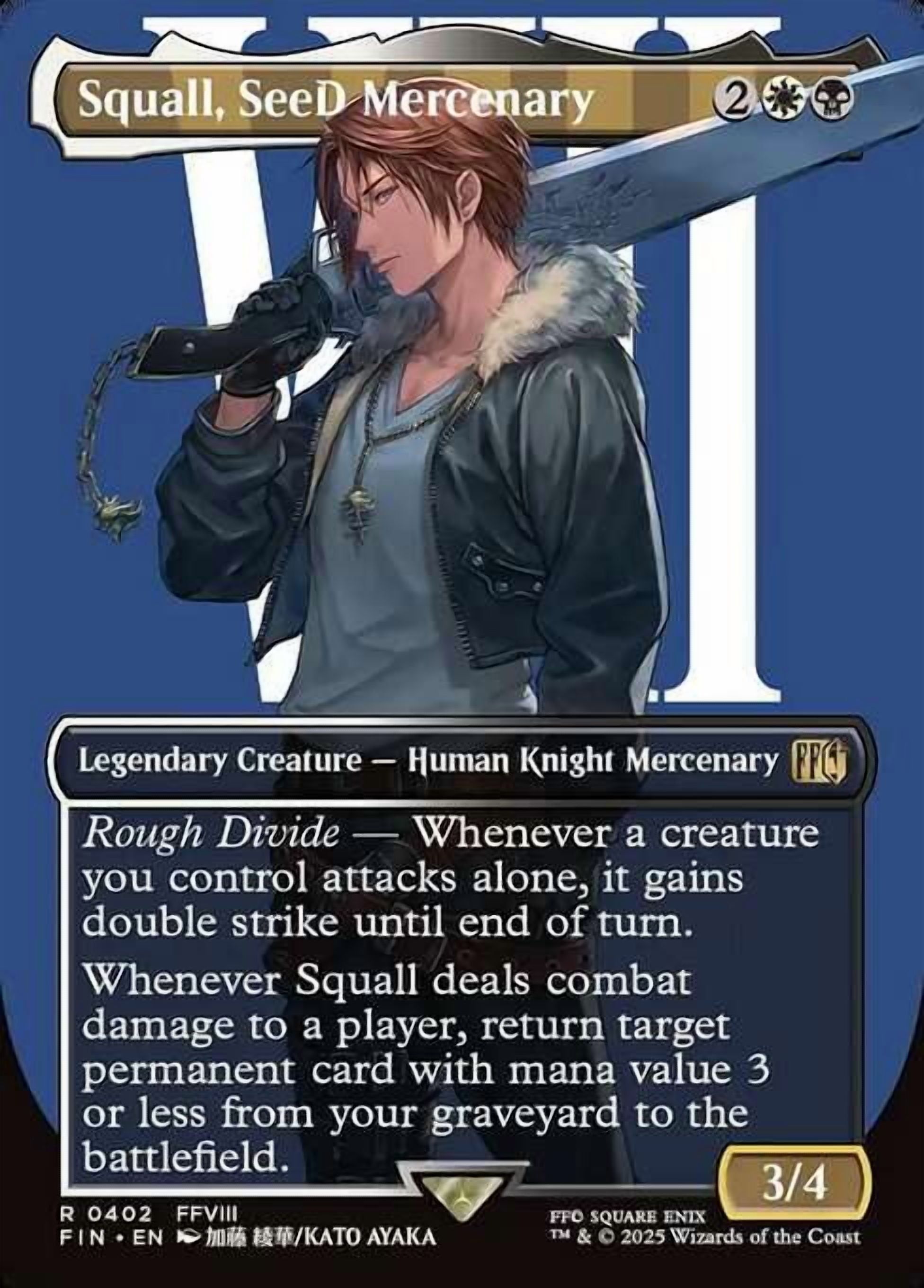 MtG Final Fantasy: Through the Ages Rare Yuffie Kisaragi - Yuriko, the  Tiger's Shadow (Showcase) #60 - Walmart.com