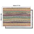 thumbnail image 6 of Yellow and Pink Geometric Boho Pattern Summer Placemats Table Placemats Set Of 4-Linen Kitchen Washable Placemats Table Mats 11.8"x17.7" Non-Slip Heat Resistant, 6 of 6