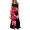 thumbnail image 1 of Vestidos Mujer Vestido Ajustado Con Tirantes y Estampado Floral En Contraste Falda Larga Falda Informal, 1 of 4