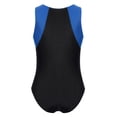 thumbnail image 7 of Aislor Boys Sleeveless Gymnastics Leotard with Shorts Set Dance Gym Workout Jumpsuit 6-16 Blue 16, 7 of 7