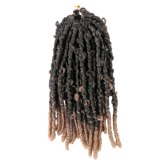 Komiseup Faux Locs Goddess Locs Crochet Hair Pre Looped Soft Crochet Braids with Curly Ends Boho Crochet Hair for Women Hippie Locs Synthetic Braiding Hair Extensions