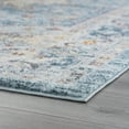 thumbnail image 5 of 2x12 Traditional Gray Blue Runner Rugs for Hallway | Indoor Entry, Entryway, Walkway or Kitchen Rug 2'3'' x 12', 5 of 8