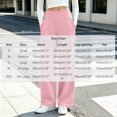 thumbnail image 3 of Ovbmpzd Straight-Leg Yoga Pants Womens Ladies Pink Petite Leggings Casual Mid Waist Long Leggings,XL, 3 of 6