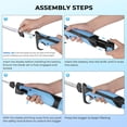thumbnail image 6 of Calamus BladeVolt Rechargeable Cordless Electric Fillet Knife with 7" & 9" Blades, Angler Pack (2 Blades +1 Battery Pack) Fishing Gear and Gifts for Men, 6 of 10