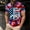 Multicolor-30, variant on LIBRCLO Henley Shirts for Men Short Sleeve Button Down Shirts Independence Day Printing Tops