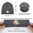 thumbnail image 2 of Tom And Jerry Beanie Men Slouchy Knit Skull Cap Warm Stocking Hats Guys Women Winter Beanie Hat Cuffed Plain Hat, 2 of 8