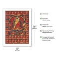 thumbnail image 2 of The Thirty-Five (35) Confession Buddhas - Buddha Shakyamuni - Vintage Tibetan Thangka Buddhist Painting - Tibet, 13th Century - Bamboo Fine Art 290gsm Paper (Unframed) 12x16in, 2 of 4