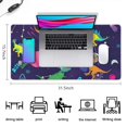 thumbnail image 5 of Long Mouse Pads for Desk,Space Dinosaurs Astr Dino Pattern Desk Mats on Top Of Desks, Desk Mouse Pad Extra Large with 3mm Non-Slip Base and Stitched Edge for Gaming,Office,Work,Home 31.5"x15.7", 5 of 6