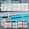 thumbnail image 3 of Filtro limpiador de piscinas plegable, juego de 4 piezas, Herramientas de limpieza de piscinas adecuadas para Dolphin 9991467-R4, 3 of 4