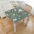 thumbnail image 2 of Green Plants Tablecloth  Rectangle Sage Wildflowers Table Cloth Washable Floral Herbs Table Cover for Seasonal Spring Summer Home Kitchen Picnic Decoration Supplies, 2 of 7