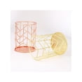 thumbnail image 2 of Topumt Rose Gold Plated Metal Basket Copper Wire Mesh Storage Bins Room Office Decor Cosmetic Stationery Pen Holder, 2 of 5
