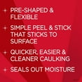 thumbnail image 4 of Weiman Magic Peel & Caulk Tub Wall Adhesive Tape Strip, White, 0.494 lb, 4 of 4
