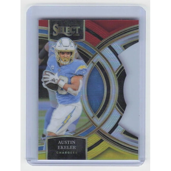 2023 Panini Select Austin Ekeler #169 Silver Prizms Die Cuts Los Angeles Chargers NFL FOOTBALL Trading Card