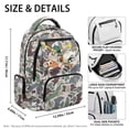thumbnail image 4 of Yuyamidu 17 Inch Kids School Backpack for Boys 6-14 Years Old Large Capacity Backpack Multi-Pocket Water-Resistant Duck Camo Bookbag for Elementary School, Hiking, Travel, 4 of 8