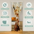 thumbnail image 2 of Cute Fox Doorway Curtain 1 Panel,Fall Maple Leaves Door Cover Curtain,Cartoon Animal Theme Blackout Door Curtain for Living Room, 52"Wx84"L, 2 of 5