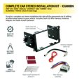 thumbnail image 3 of Scosche ICGM8BN Double DIN Radio Installation Dash Kit Compatible with Select 1992-2012 General Motors Vehicles - Complete Basic Aftermarke, 3 of 9
