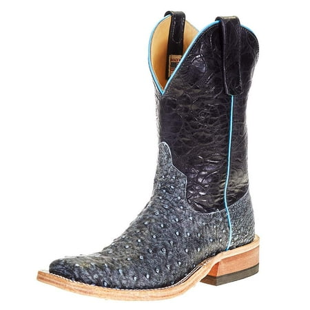 

Anderson Bean Womens 330762 Women`s Denim Ostrich FQ 10` Top 9 C Blue