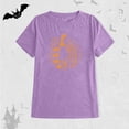 thumbnail image 5 of DondPO Tshirts Shirts for Women Short Sleeve Shirts Womens Fall T Shirts Funny Short Sleeve Graphic Tees Tops Womens Tops Summer Tops for Women Purple XXL, 5 of 7