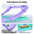 thumbnail image 6 of Case for iPad Air 11 inch (M4 2026/M3 2025/M2 2024), Military Grade Shockproof Cases with Pencil Holder Shoulder Strap Screen Protector, Purple Mint Green, 6 of 8