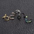 thumbnail image 5 of QQTDFG 5Pcs/Set Stainless Steel Horseshoe Septum Ring 16g Ear Nose Lip Piercing Jewelry-Set 3-6mm, 5 of 9