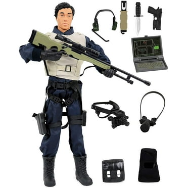 Click N' Play Special Ops Navy Seal Swat Team Action Figure Play 
