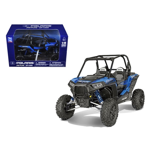 Polaris RZR XP 1000 Dune Buggy Blue 1/18 Diecast Model by New Ray