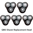 thumbnail image 2 of Electric Shaver for Men Electric Razor Replacement Head IPX7 Waterproof Cutter Head 3D Removable Head Fit for Xiaomi Electric Shaver Accessories (Color : 2PCS), 2 of 5
