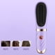thumbnail image 1 of Cepillo alisador de pelo USB, cepillo alisador, antiescaldaduras, calentamiento rápido, peine caliente portátil, Mini plancha alisadora para mujeres púrpura, 1 of 8