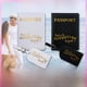 thumbnail image 1 of Juego de pasaportes para parejas de viajes personalizados Etiqueta de equipaje única, 1 of 5