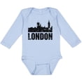 thumbnail image 3 of Inktastic London England City Skyline with Grunge Boys or Girls Long Sleeve Baby Bodysuit, 3 of 5