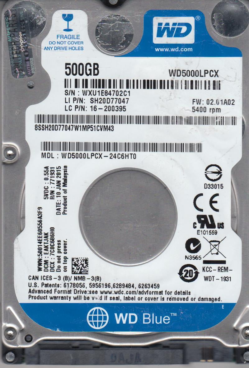 Western Digital, Solid State Drive, WDS500G3B0A, 500 GB - Walmart.com