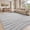 Light Grey, variant on Buganda Modern Area Rug, Soft Non-Slip Rug for Living Room Bedroom, Machine Washable, 5'x8', Light Grey